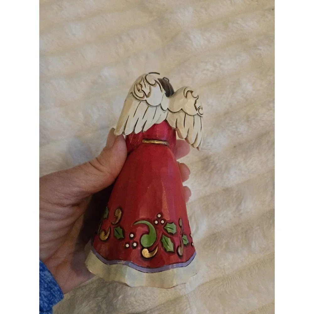 Jim Shore Joy To Our World Christmas Angel Figurine 5
